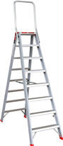dubbele trap aluminum ongecoat kelfort-3