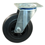zwenkwiel zwart volrubber-3