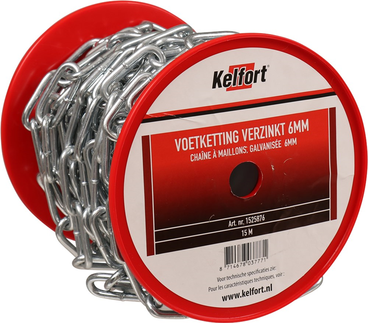 voetketting verzinkt kelfort