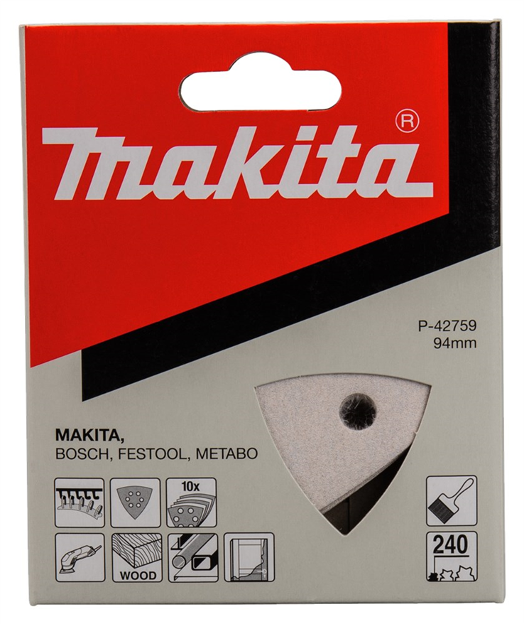 schuurpapier delta white velcro makita