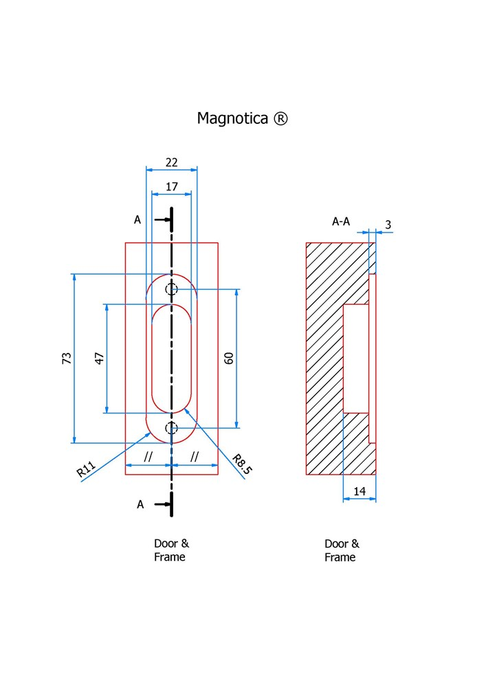 magneetdeursluiter contactloos argenta