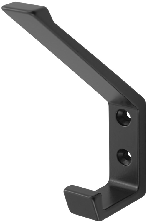 Hoed-/Jashaak Aluminium Matzwart Hermeta - 0138-18 76X105MM