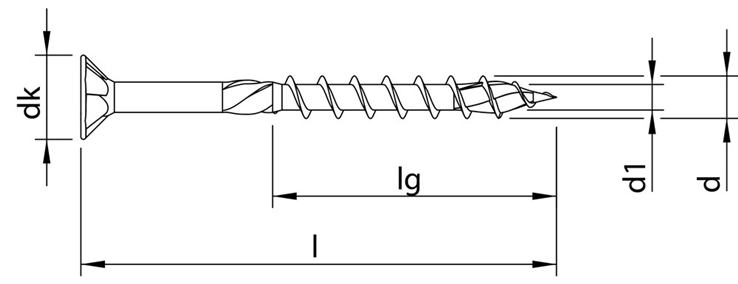 spaanplaatschroef rvs a2 heco