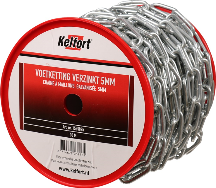 voetketting verzinkt kelfort