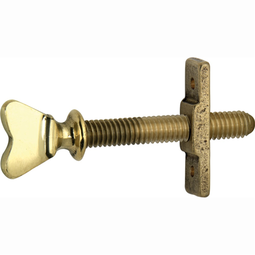Belegschroef Messing Ongelakt - HART 50X8MM