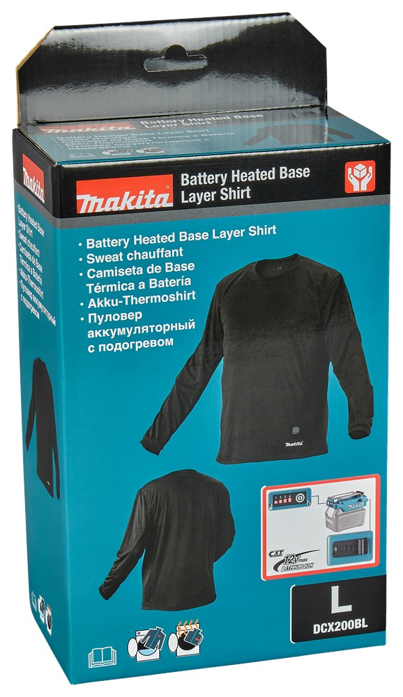 ondershirt verwarmd makita