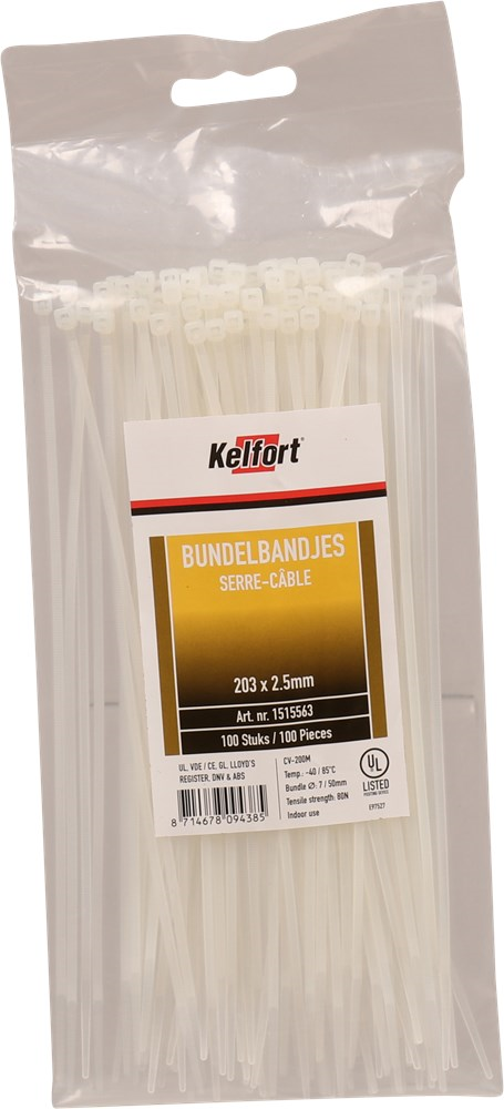 kabelbindband naturel kelfort