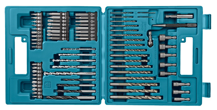 boor-/schroefbitset makita