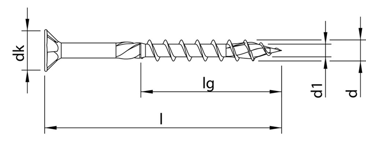 spaanplaatschroef rvs a2 heco