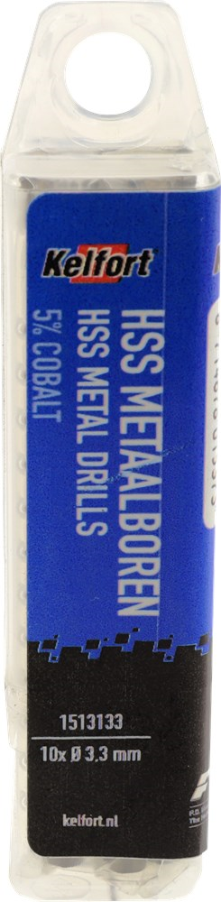 metaalboor hss-co cilindrisch kelfort