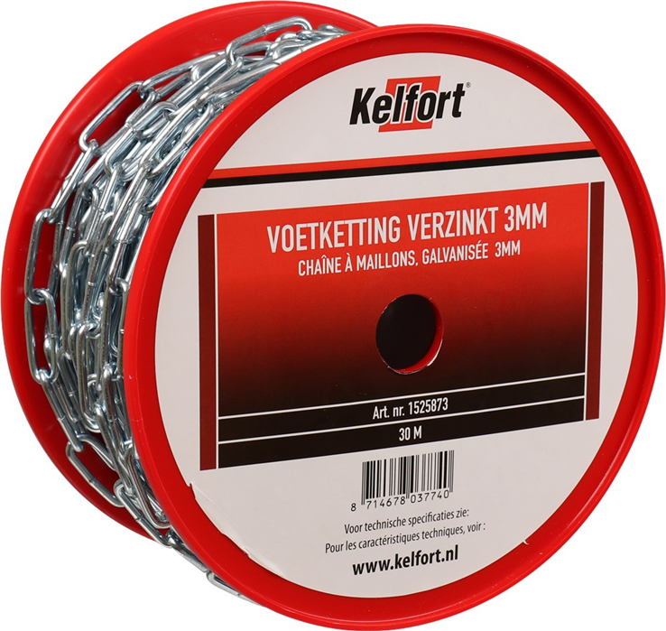 voetketting verzinkt kelfort
