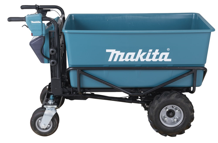 accu kruiwagen met laadbak makita