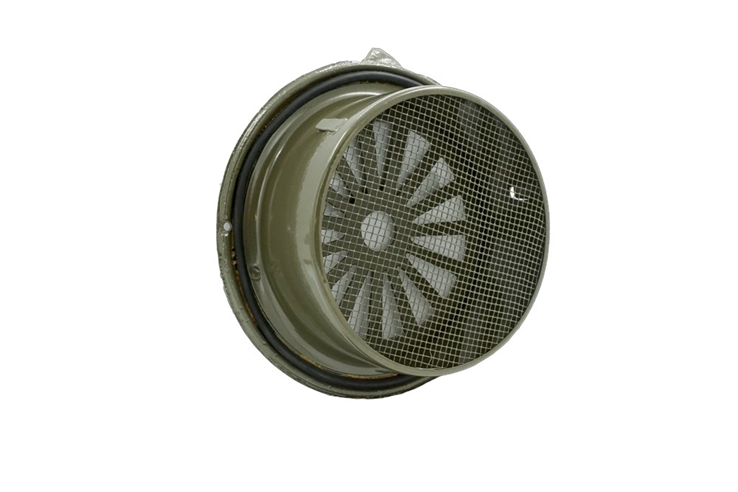 ventilatierooster aluminium brons weha