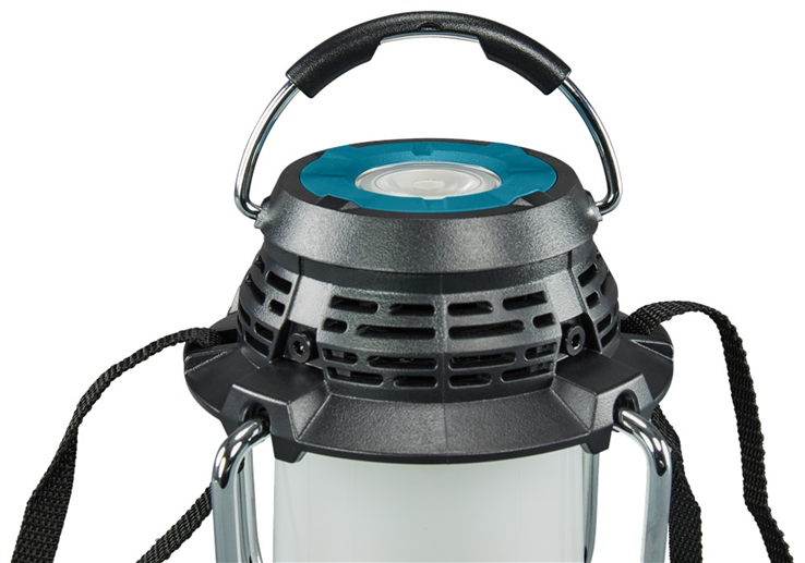 accu camping lamp met radio makita