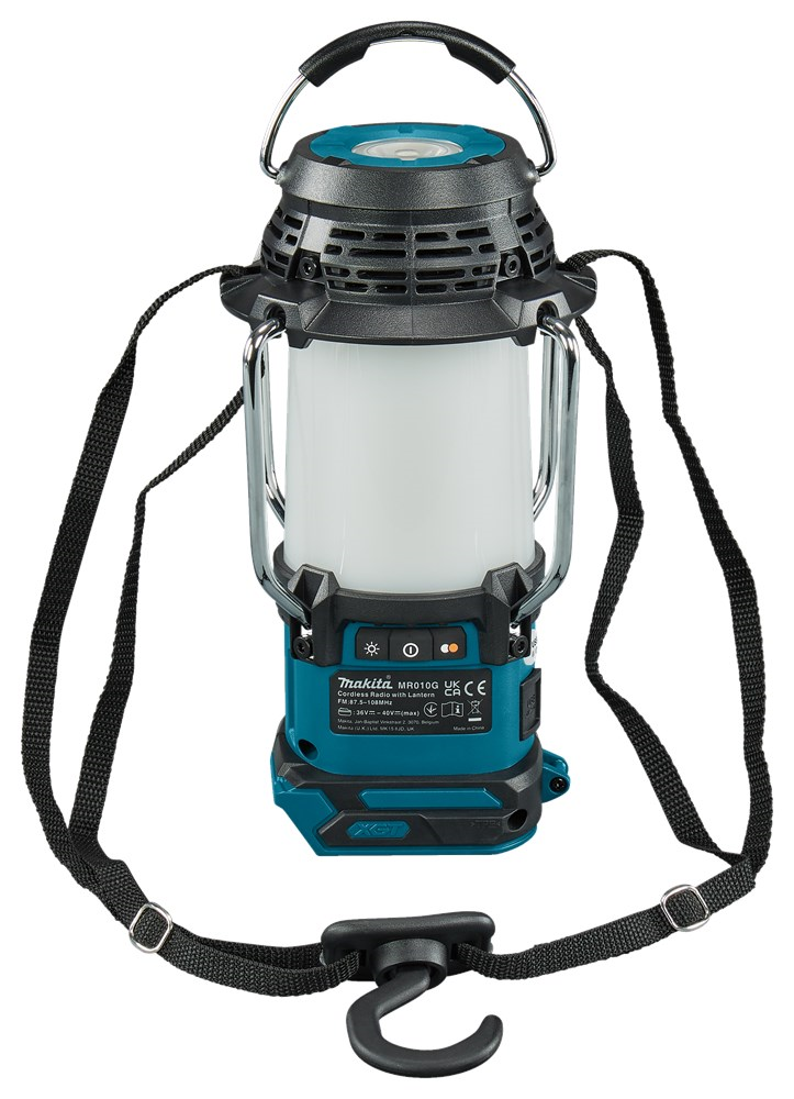 accu camping lamp met radio makita
