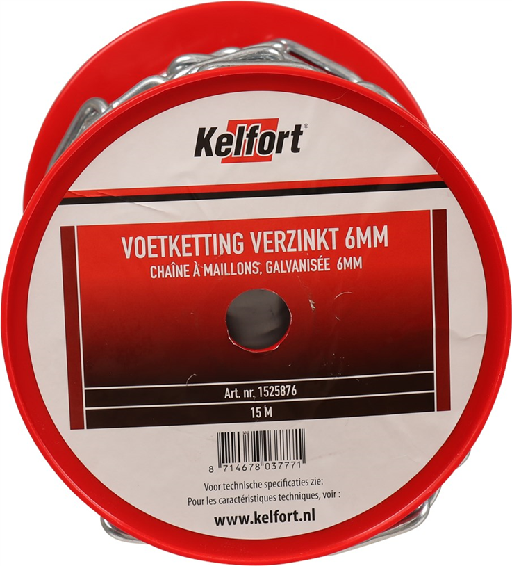 voetketting verzinkt kelfort
