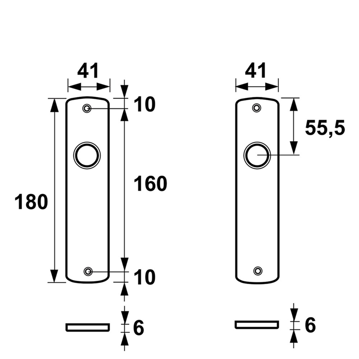 kortschild aluminium f1 axa