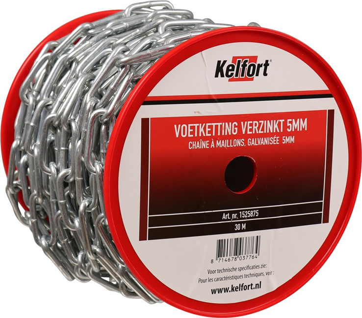 voetketting verzinkt kelfort