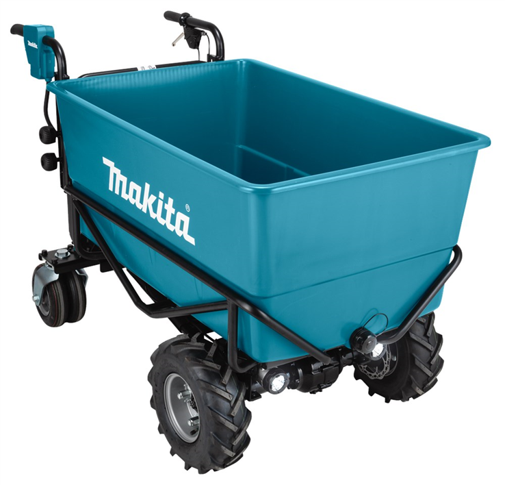 accu kruiwagen met laadbak makita