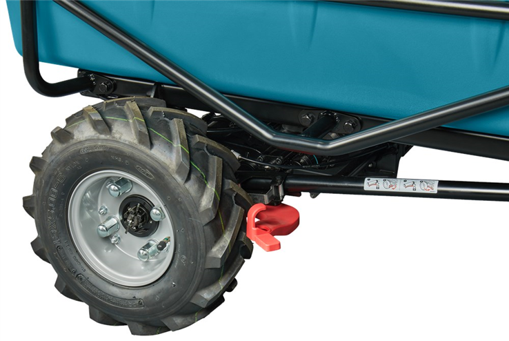 accu kruiwagen met laadbak makita
