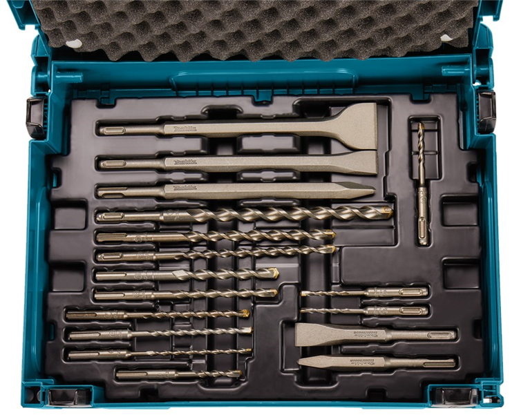boor-/beitelset sds-plus makita
