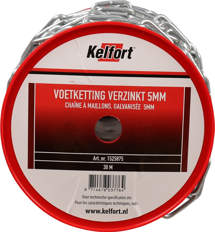 voetketting verzinkt kelfort