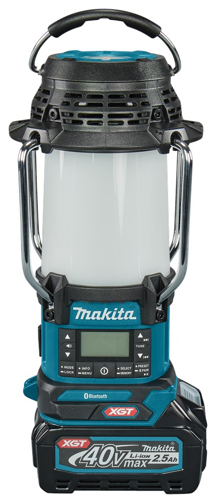 accu camping lamp met radio makita