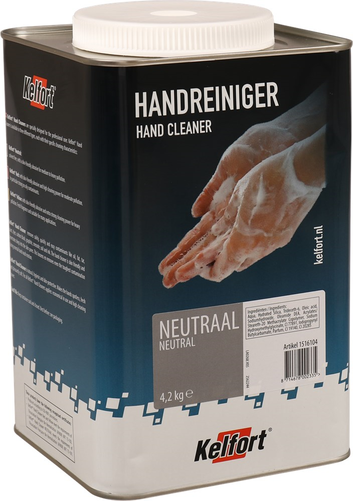 handreiniger met korrel kelfort