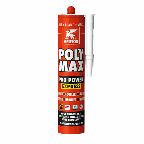 Montagelijm Polymax Griffon - PRO POWER EXPRESS 425G WIT