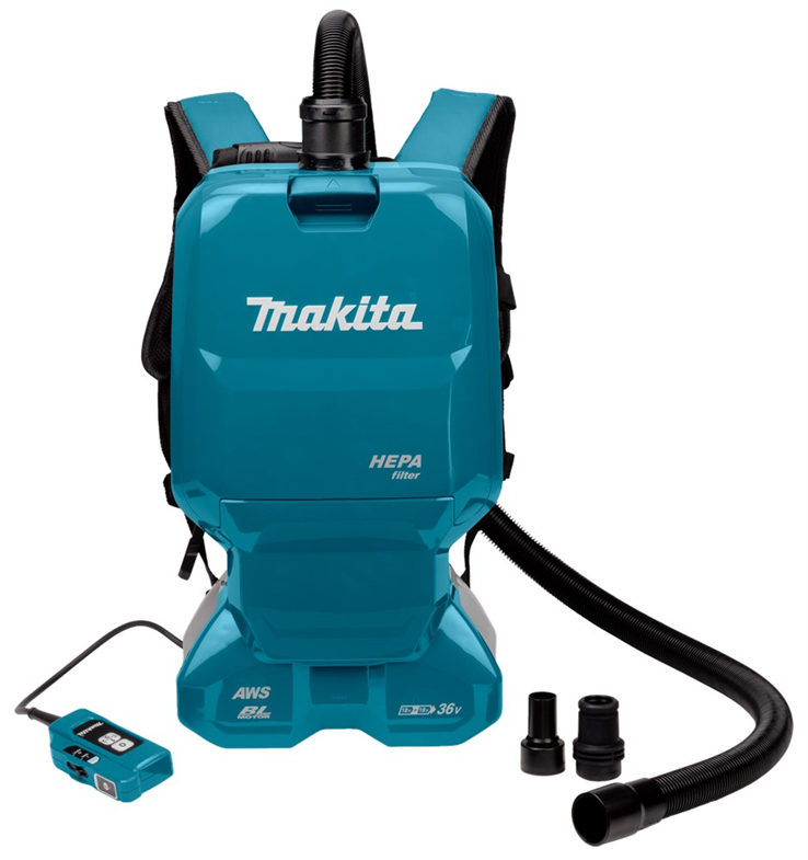 accu rugstofzuiger makita