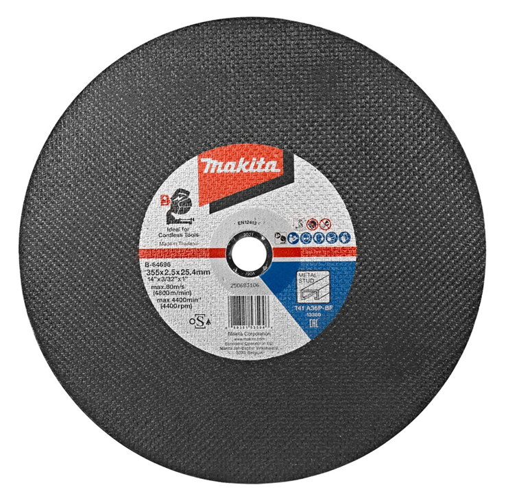 doorslijpschijfset metal-stud makita