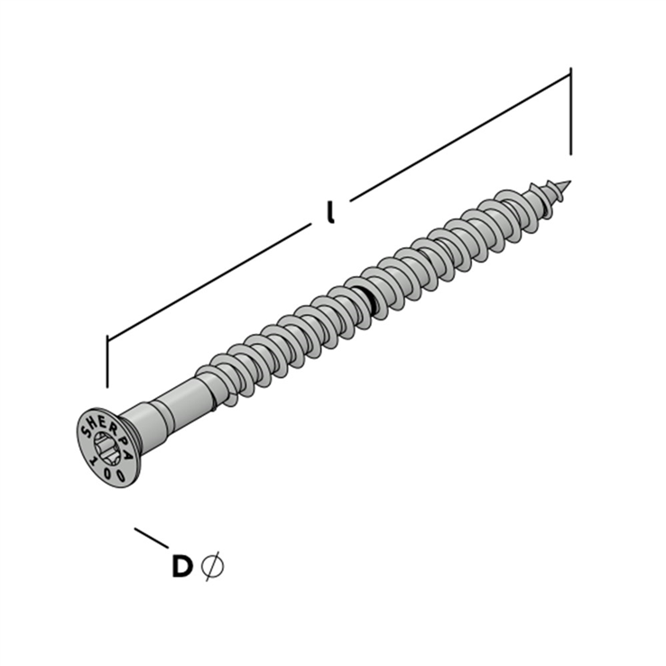 schroef zink-nikkel sherpa