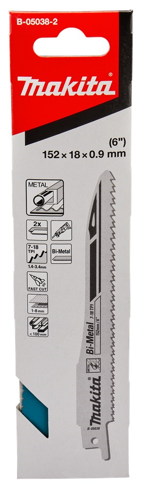 reciprozaagblad makita for bi-metal
