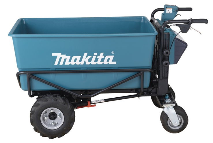 accu kruiwagen met laadbak makita