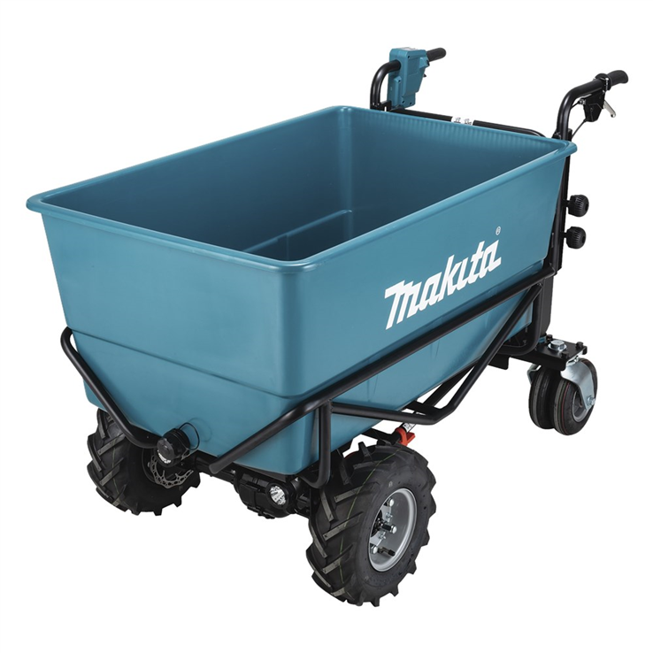 accu kruiwagen met laadbak makita