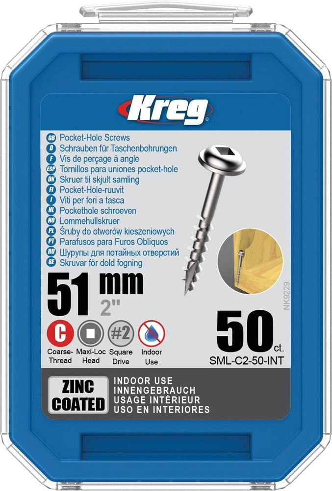 pockethole schroef verzinkt kreg