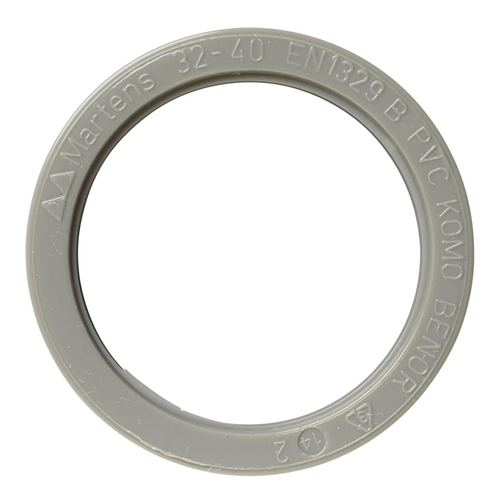 Verloopring Centrisch Pvc Grijs Rwa -  32X 40MM