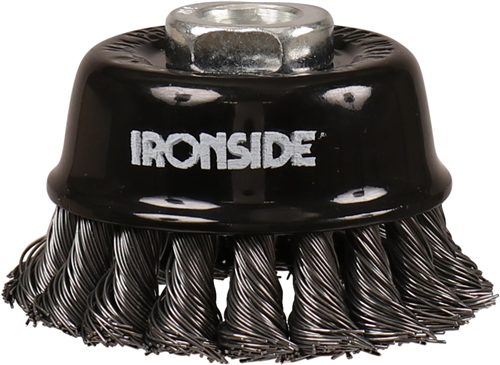 Komstaalborstel Ironside -  80MM DRAAD 0.50MM M14