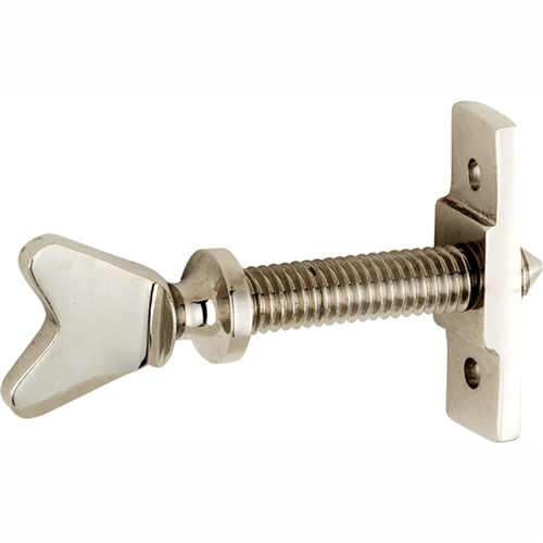 Belegschroef Glans Nikkel - HART 38X8MM