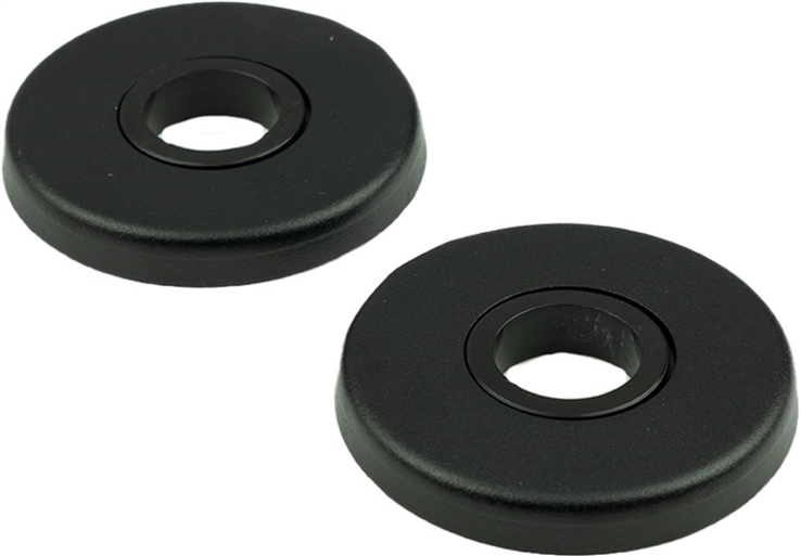 deurkrukrozet aluminium mat zwart oxloc