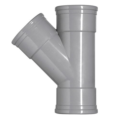 T-Stuk Pvc Grijs Rwa - 110X110MM