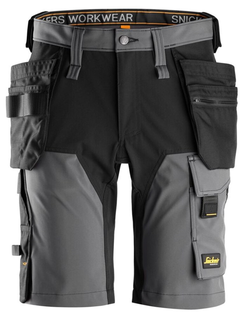 Short Allroundwork Stretch Snickers - 6175 STAALGRIJS/ZWART 050