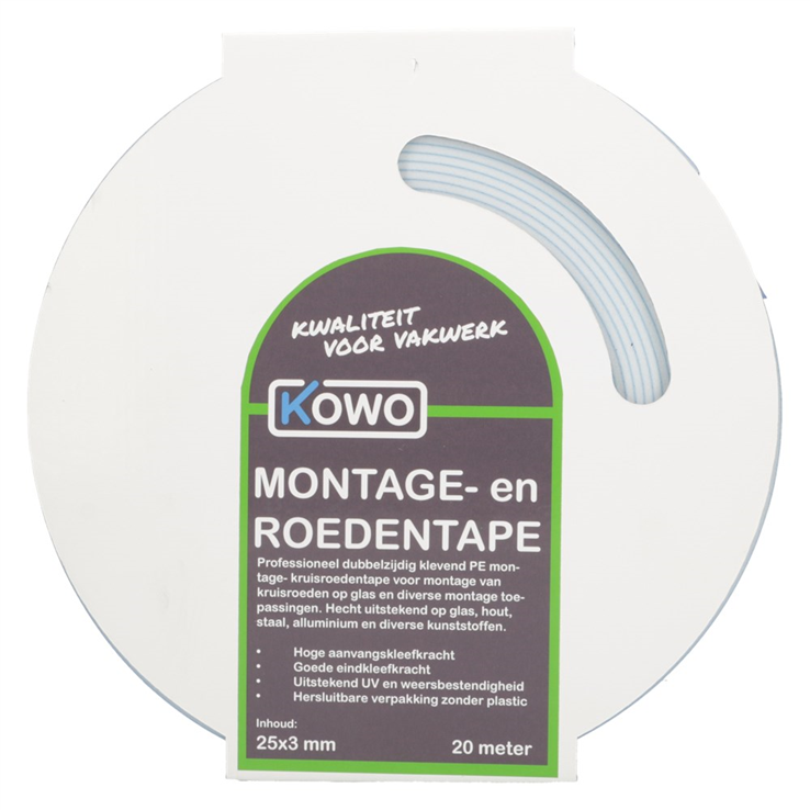 kruisroeden montagetape kowo