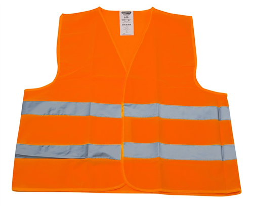 Veiligheidsvest Reflecterend Oxxa - ECONOMY 0117 ORANJE FLUOR L/XL