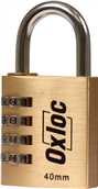 hangslot messing cijfercombinatie oxloc-7