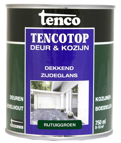 Beits Dekkend Zijdeglans Rijtuiggroen - TENCOTOP  750ML