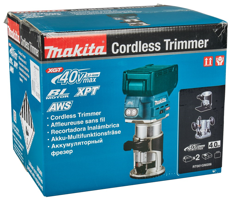 accu boven-/ kantenfreesmachine makita