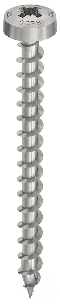 Spaanplaatschroef Rvs A2 Heco - 4.0X 30MM BK PZ2