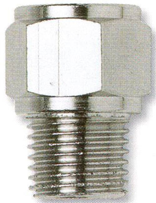 Nippel Staal Vernikkeld Ironside - 1/2''' BI - 3/8'' BU