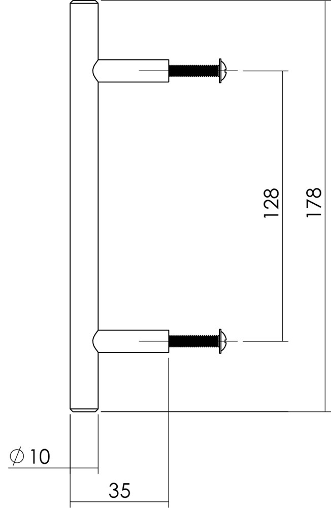 meubelgreep rvs intersteel